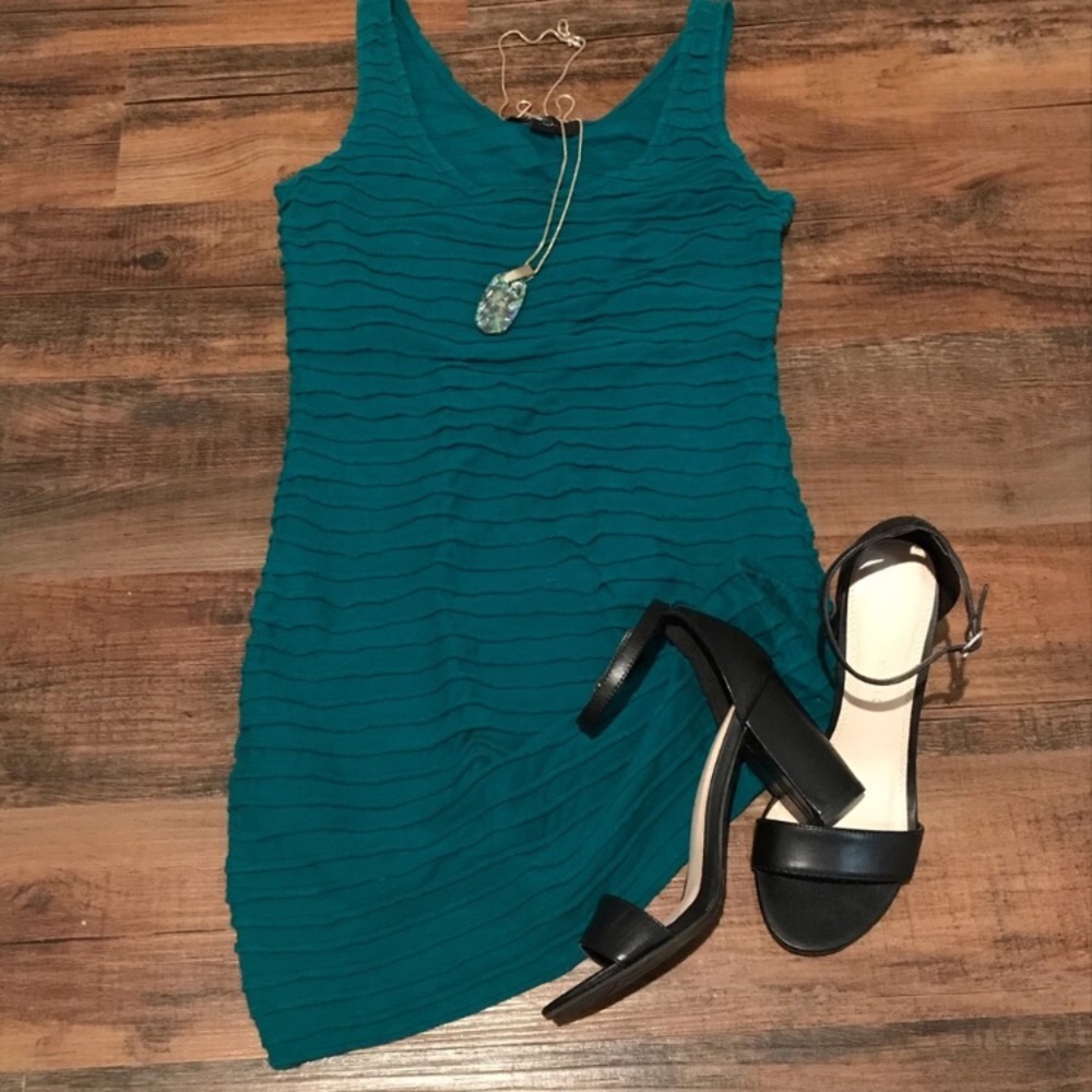 NWOT Teal Mini Dress